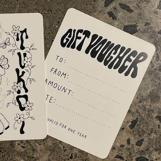 TATTOO GIFT CARDS
